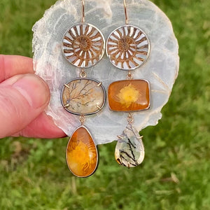 Golden Totem Earrings