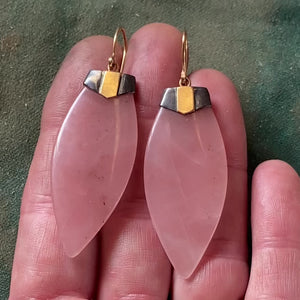 Guava Quartz Earrings