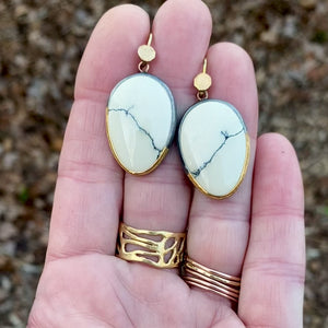 Gift-wrapped Ivory Creek Variscite Earrings