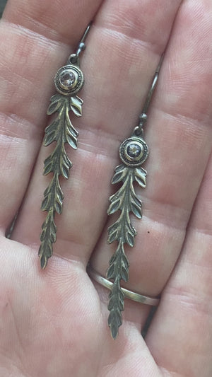 ‘Antique’ Mavens Jewelry Acanthus Drop Earrings with Iolite