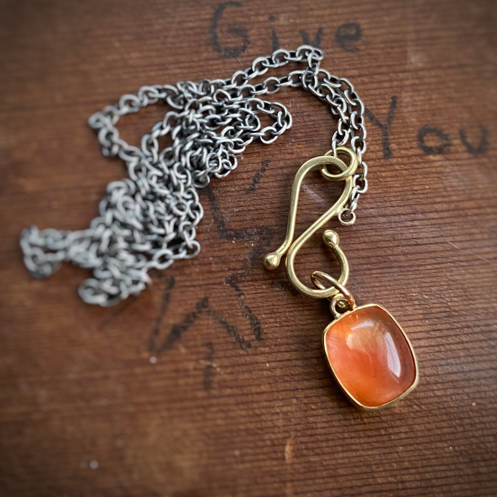 Sunstone Scapolite Pendant